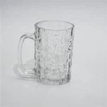 Kubek ze szkła tłoczonego w stylu vintage o pojemności 14 uncji